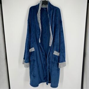 Serenity Home Women’s Sherpa Cozy Blue Morning Robe OS